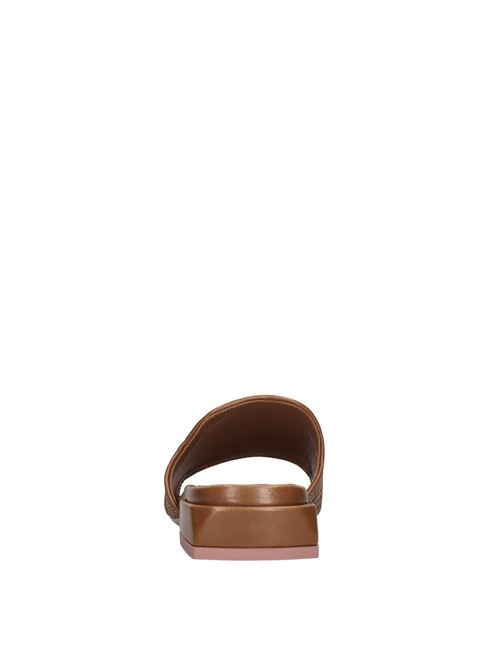 Mules in rafia e tessuto LORENZO MARI | SAMU MAG 20 RAFIA INTRECCIATA/NAPPAMARRONE